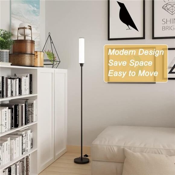 Floor Lamp with Remote Control,Bright Floor Lamps for Living - Picture 5 of 6